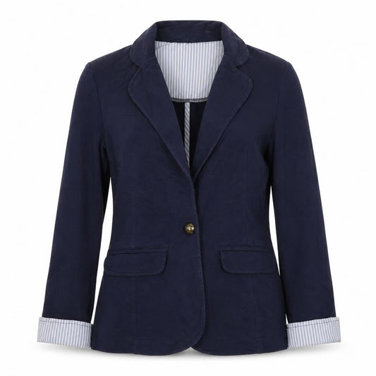 Womens UK Size 6 Internacionale Regular Blue Blazer