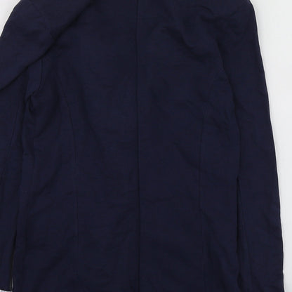 Womens UK Size 6 Internacionale Regular Blue Blazer