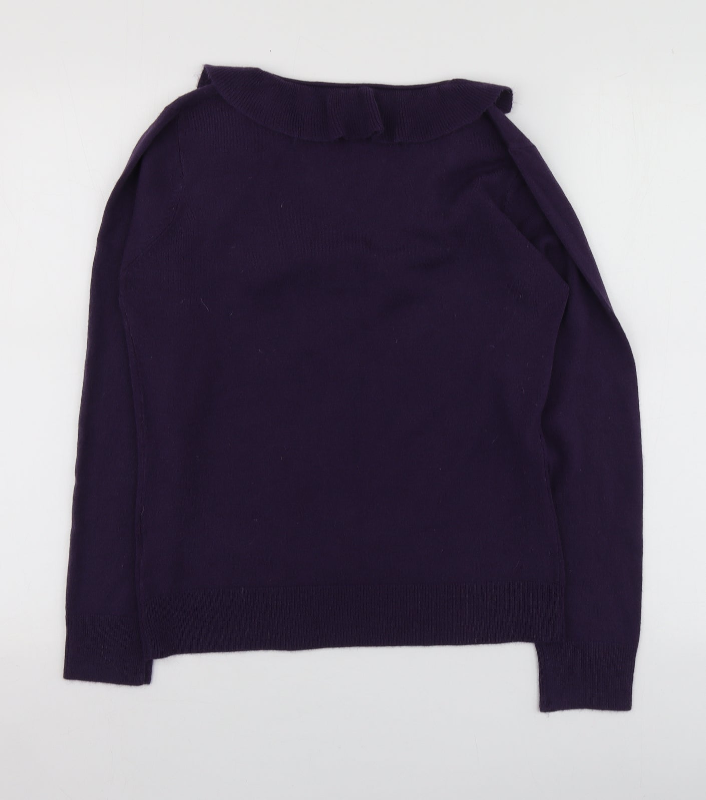 Womens UK Size M M&Co Purple Pullover Jumper