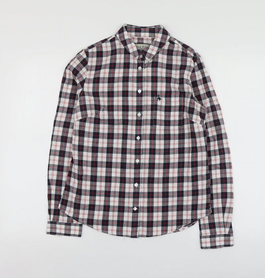 Womens UK Size S Jack Wills Blue Basic Button-Up