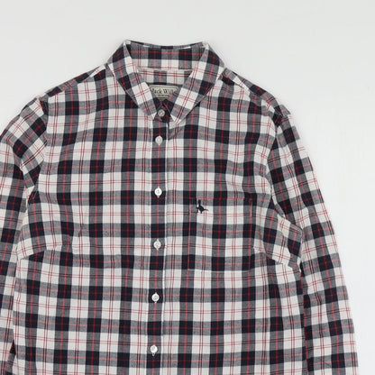 Womens UK Size S Jack Wills Blue Basic Button-Up