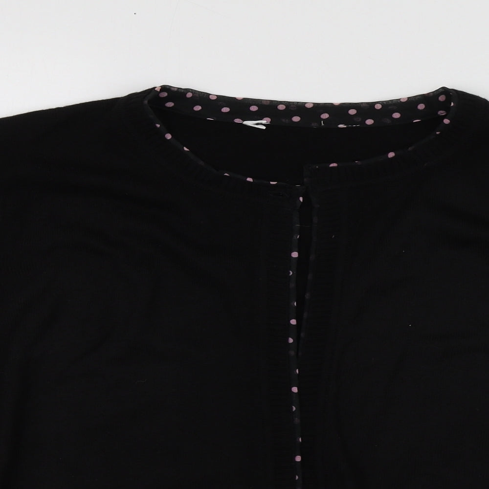 Heather Valley Womens Beige Collared  Acrylic Cardigan Jumper Size 14