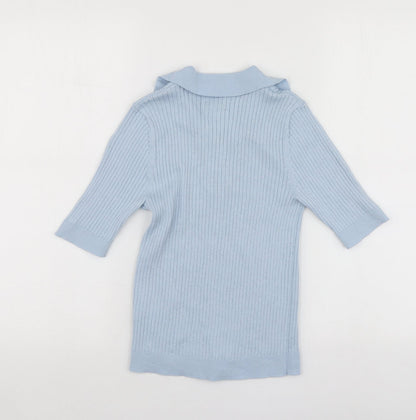 Womens UK Size S Only Blue Pullover Jumper