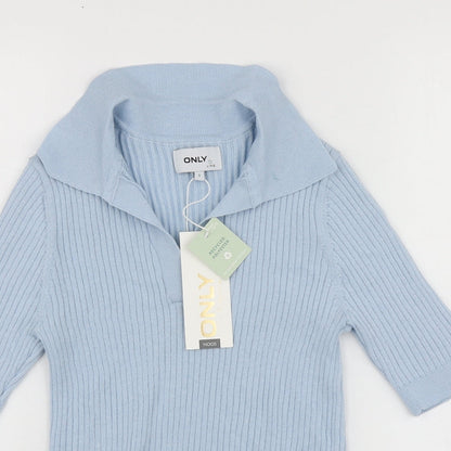 Womens UK Size S Only Blue Pullover Jumper