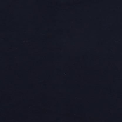 Uneek Mens Blue  Cotton  Polo Size XL Collared Button