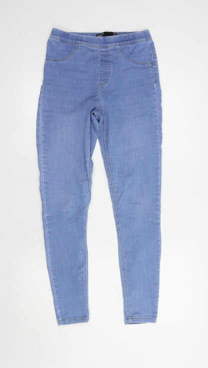 Dunnes Stores Womens Blue  Cotton Jegging Jeans Size 8 L28 in Regular