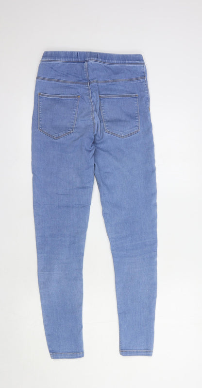 Dunnes Stores Womens Blue  Cotton Jegging Jeans Size 8 L28 in Regular