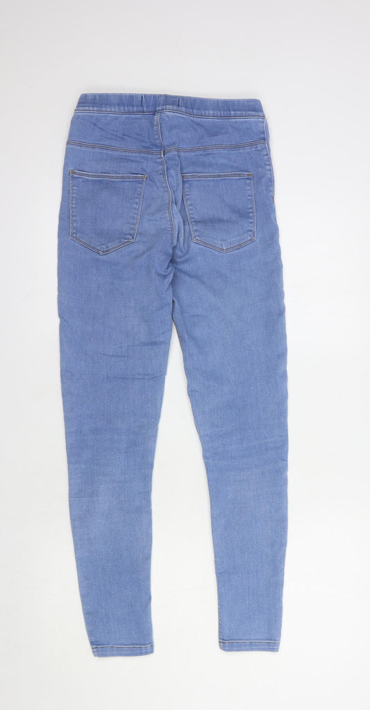 Dunnes Stores Womens Blue  Cotton Jegging Jeans Size 8 L28 in Regular