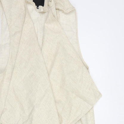 New Look Womens Beige   Jacket Waistcoat Size 12