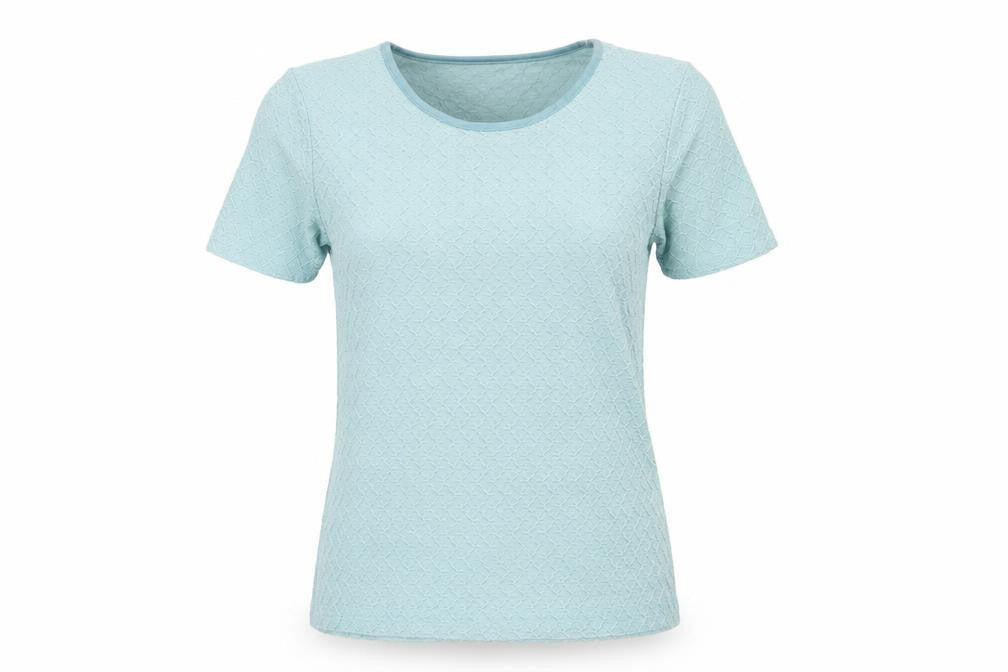 Womens UK Size 12 Emreco Blue Basic T-Shirt