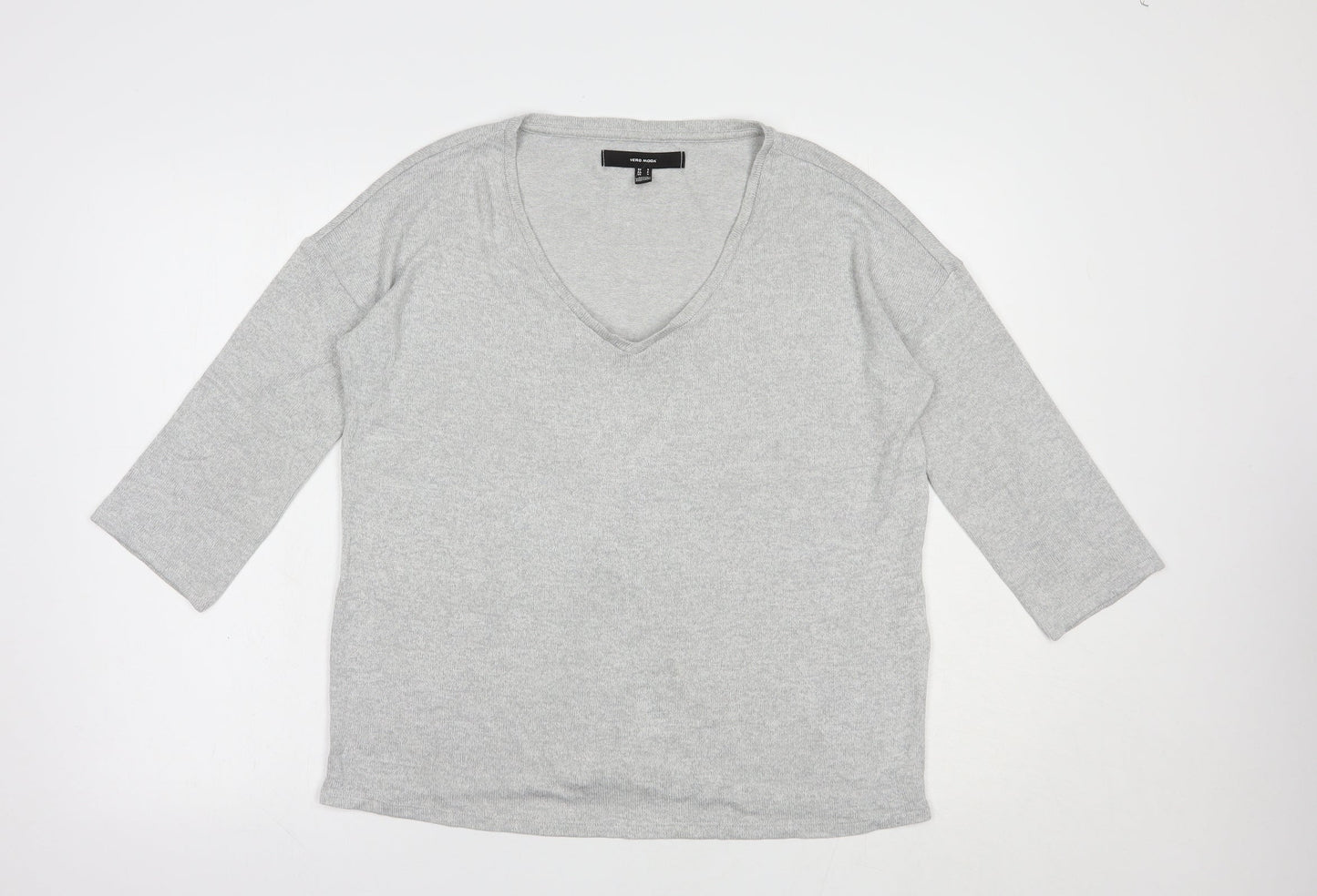 Womens UK Size S VERO MODA Grey Pullover Jumper