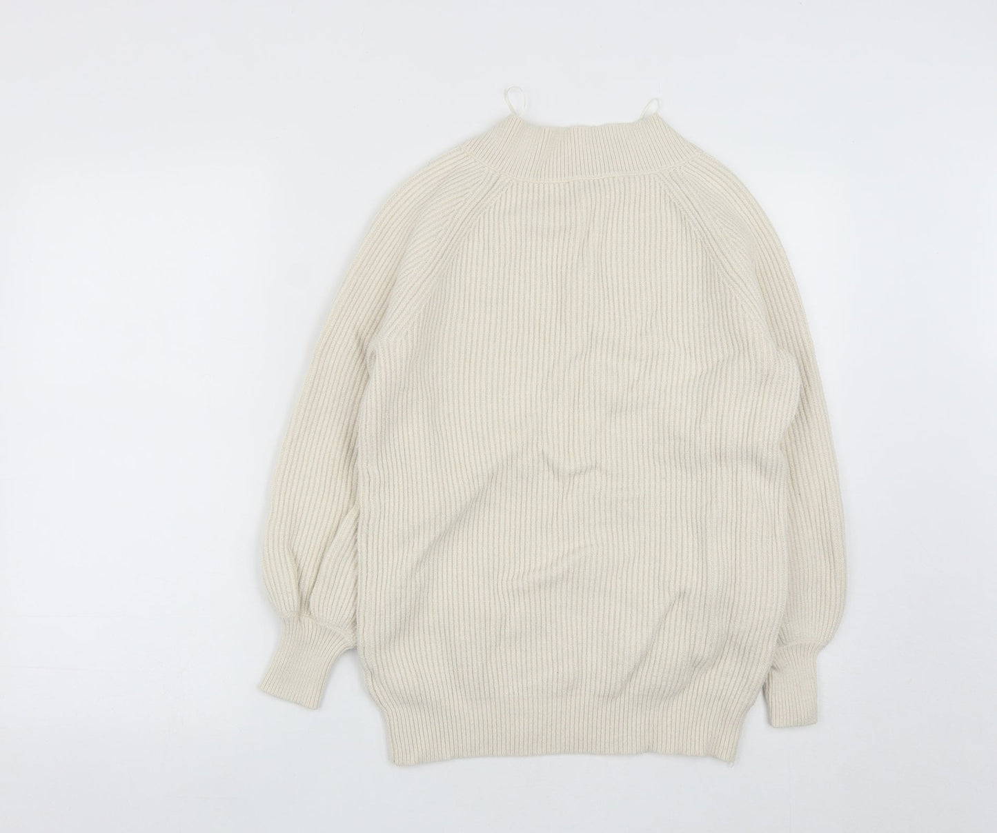 Womens UK Size S NEXT White Pullover Jumper