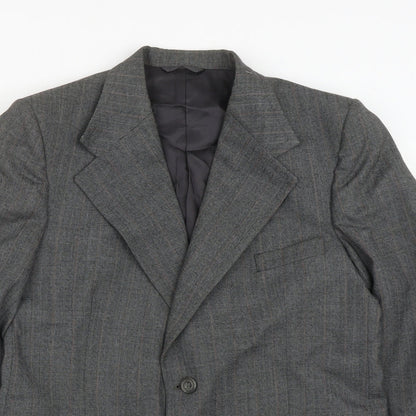Mens UK Size 42 Burton Regular Grey Suit Jacket