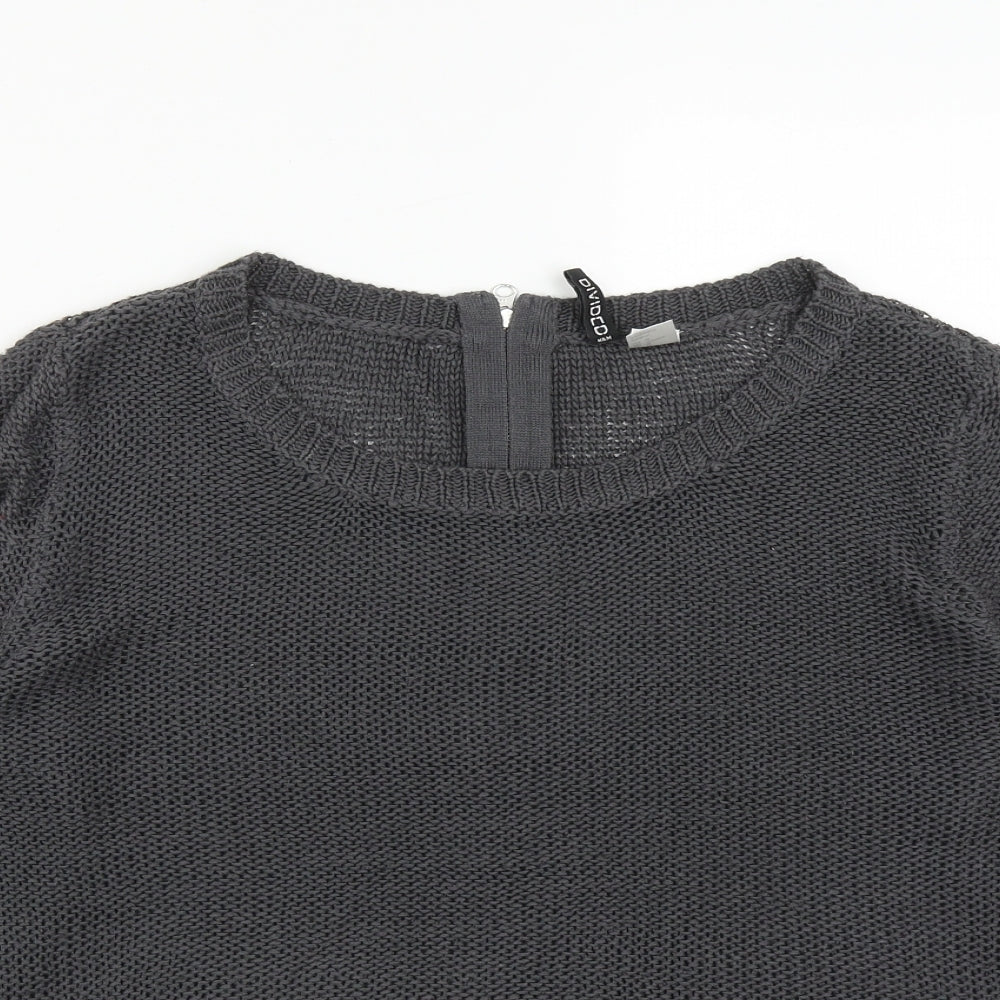 Womens UK Size M H&M Grey Pullover Jumper