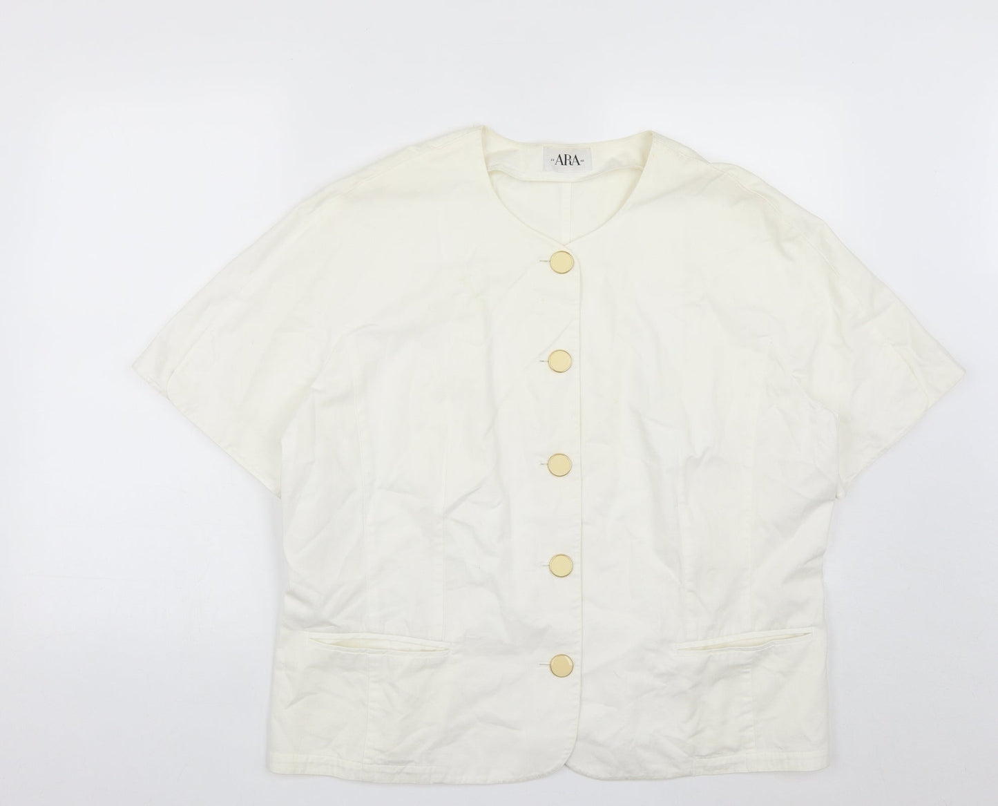 Womens UK Size 10 ara White Jacket