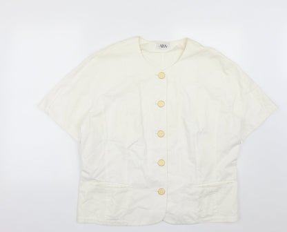 Womens UK Size 10 ara White Jacket