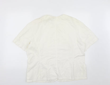 Womens UK Size 10 ara White Jacket