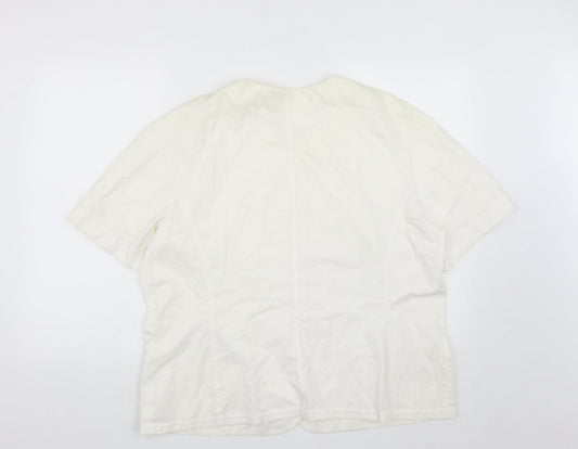 Womens UK Size 10 ara White Jacket