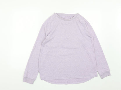 Primark Womens Purple Round Neck  Polyester Pullover Jumper Size S