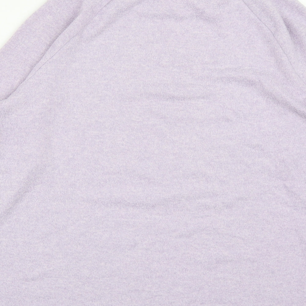 Primark Womens Purple Round Neck  Polyester Pullover Jumper Size S