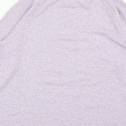 Primark Womens Purple Round Neck  Polyester Pullover Jumper Size S