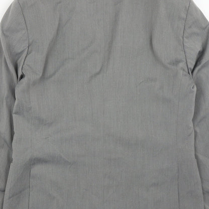 Sisley Mens Grey  Polyester Jacket Suit Jacket Size 38