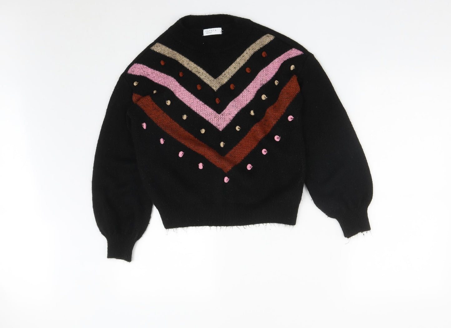 Womens UK Size S Matalan Black Pullover Jumper