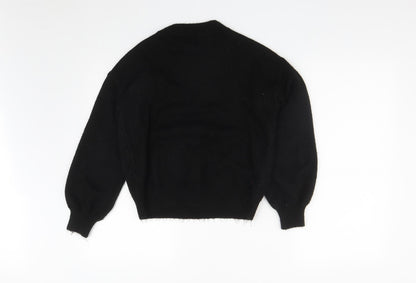 Womens UK Size S Matalan Black Pullover Jumper