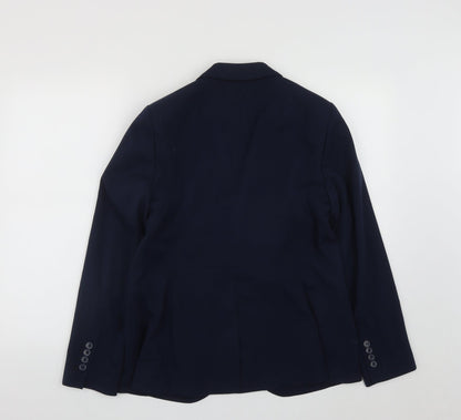 Womens UK Size 14 Marks and Spencer Regular Blue Suit Jacket