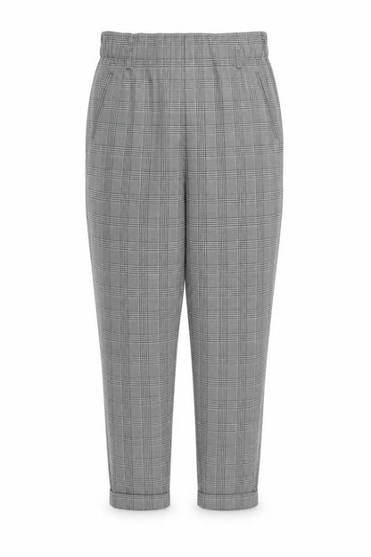 Womens UK Size M Zara Regular Fit Carrot Black Trousers