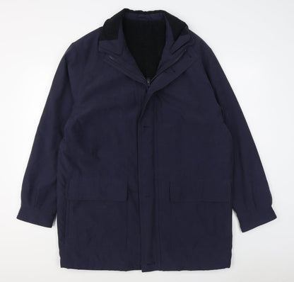 Mens UK Size M Essentials Blue Jacket