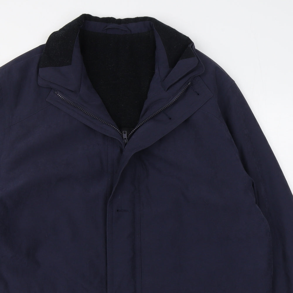 Mens UK Size M Essentials Blue Jacket