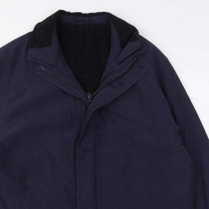 Mens UK Size M Essentials Blue Jacket