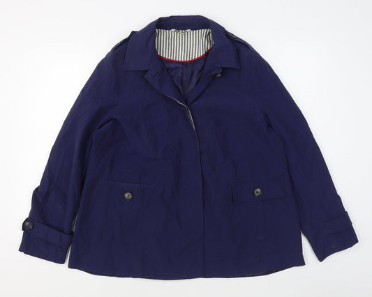 George Womens Blue   Jacket  Size 14  Button