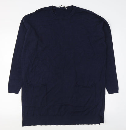 Womens UK Size S Amara Reya Blue Pullover Jumper