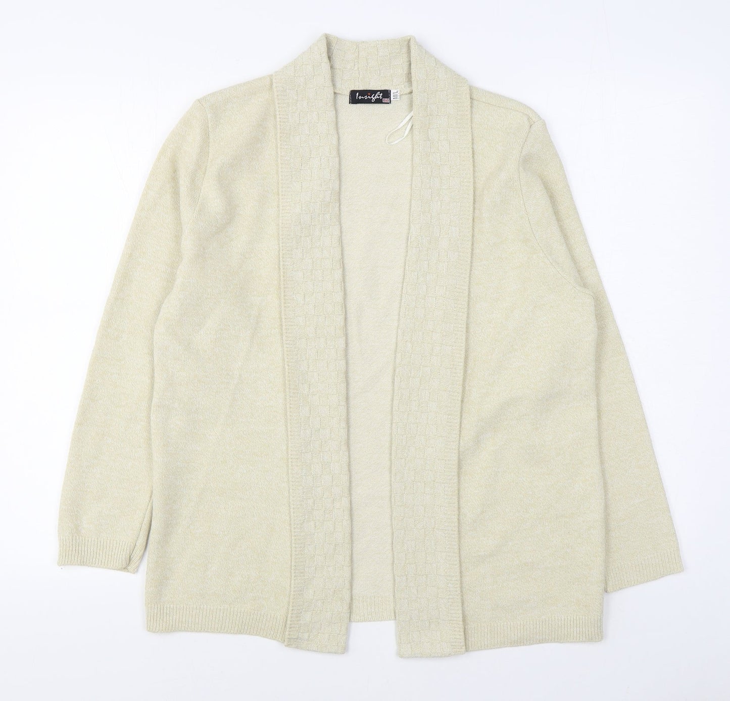Womens UK Size M Insight Beige Cardigan Jumper