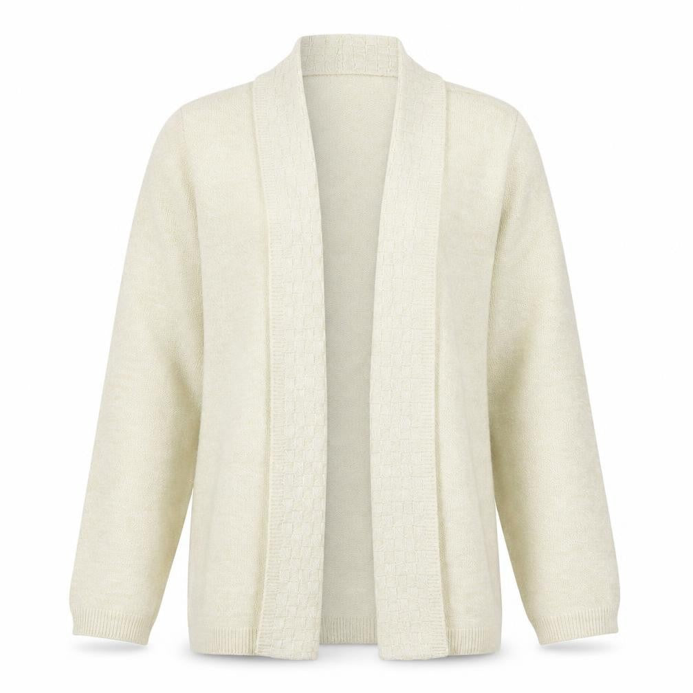 Womens UK Size M Insight Beige Cardigan Jumper