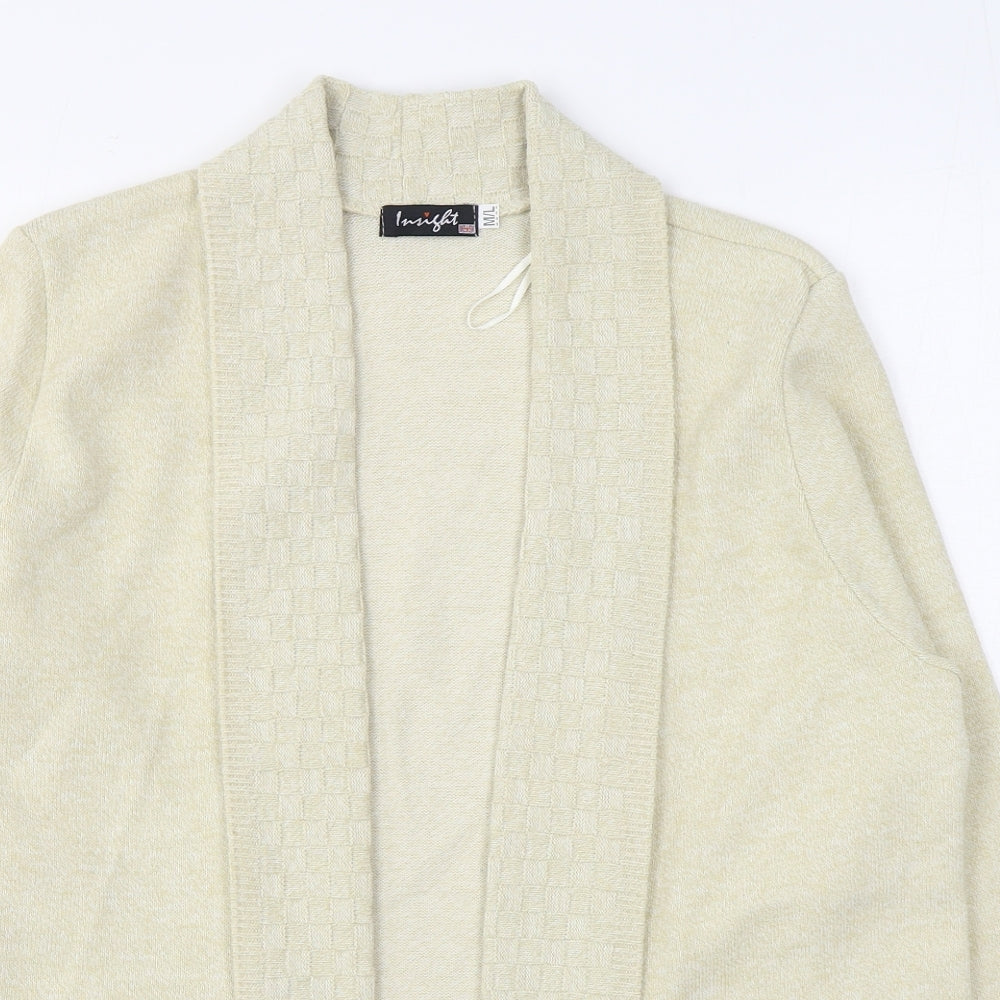 Womens UK Size M Insight Beige Cardigan Jumper