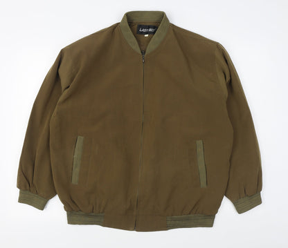Mens UK Size S Lady Mei Green Bomber Jacket