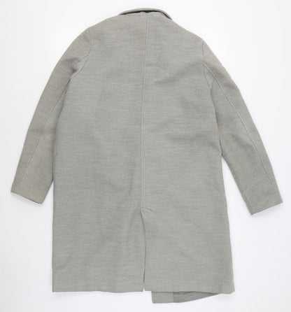 Miss Pap Womens Grey   Overcoat Coat Size L