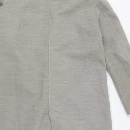 Miss Pap Womens Grey   Overcoat Coat Size L