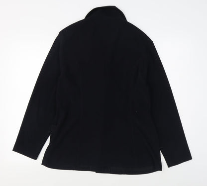 Ego Womens Black   Jacket Blazer Size 14  Button
