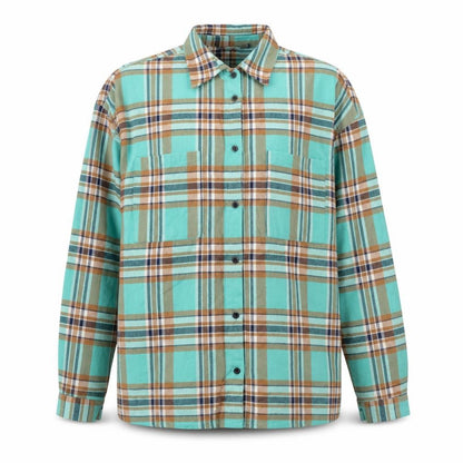 Mens UK Size M Boohoo Green  Button-Up Long Sleeve Casual Shirt