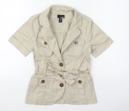 Womens UK Size 8 H&M Beige Jacket