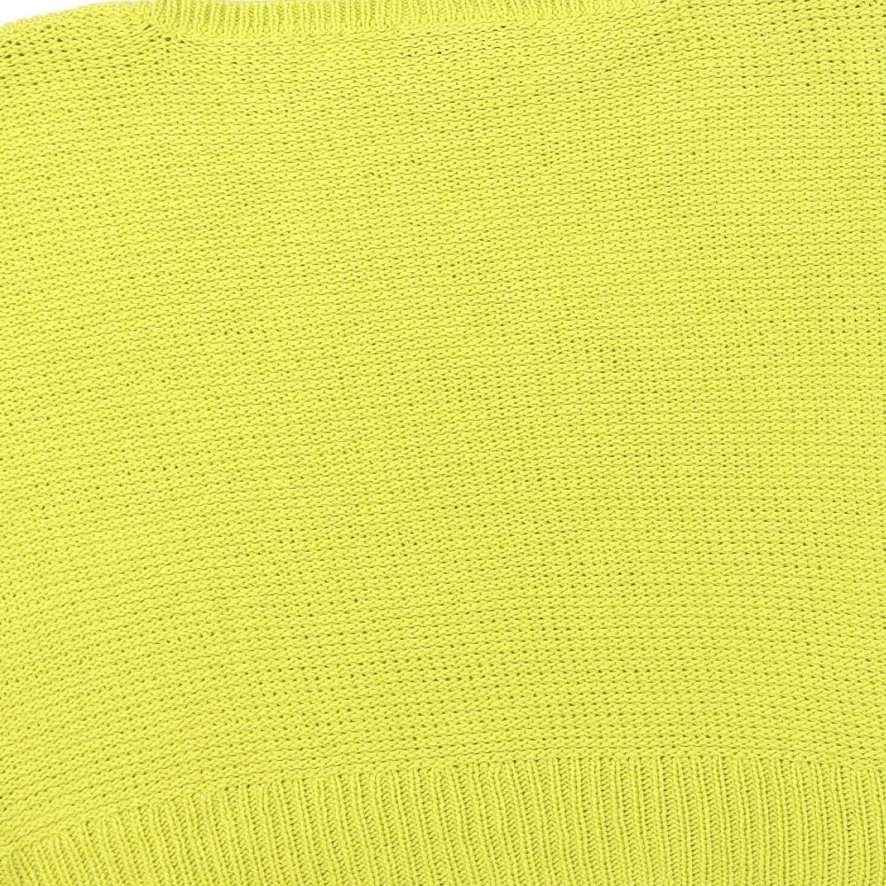 Womens UK Size M Wallis Yellow Pullover Jumper