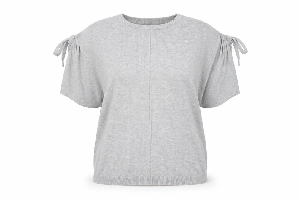 Womens UK Size 12 F&F Grey Basic T-Shirt