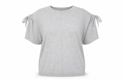 Womens UK Size 12 F&F Grey Basic T-Shirt