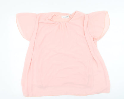 Womens UK Size S Gerard Pink Basic Blouse