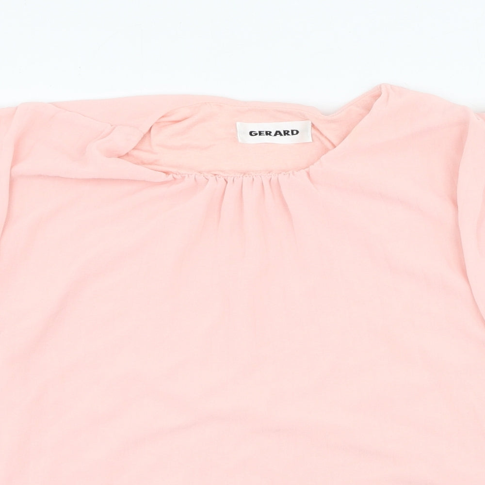 Womens UK Size S Gerard Pink Basic Blouse