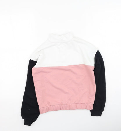 George  Girls Multicoloured  Cotton Pullover Sweatshirt Size 10-11 Years